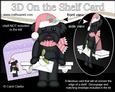 3D on the Shelf Card Kit - Little Christmas Shih Tzu Dog