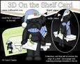 3D on the Shelf Card Kit - Little Christmas Shih Tzu Dog