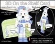 3D on the Shelf Card Kit - Little Christmas Westie Dog