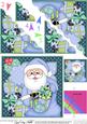 8 x 8 Christmas Santa's Sack Scalloped Corner Topper