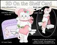3D on the Shelf Card Kit - Little Christmas Mouse