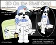 3D on the Shelf Card Kit - Little Christmas Shih Tzu Dog