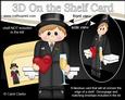3D on the Shelf Card Kit - Hearts Love & Romance Boy Arran