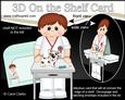 3D on the Shelf Card Kit - Little Vet Karl