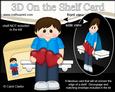 3D on the Shelf Card Kit - Hearts Love & Romance Man Brody
