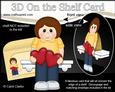 3D on the Shelf Card Kit - Hearts Love & Romance Lady Chloe