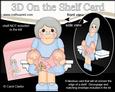 3D on the Shelf Card Kit - June New Grandma of Baby Twins