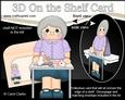 3D on the Shelf Card Kit - Little Crafter Old Lady Gaye