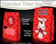 3D Valentine Romance Spotty Dog Gift Bag Mini Kit