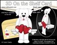 3D on the Shelf Card Kit - Love & Romance Labrador Dog