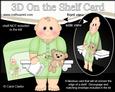 3D on the Shelf Card Kit - Cute New Little Baby Jude