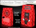 3D Valentine Romance Little Cat Gift Bag Mini Kit