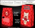 3D Valentine Romance Little Cat Gift Bag Mini Kit