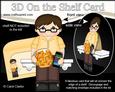 3D on the Shelf Card Kit - Young Man Beer Drinker Brin
