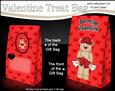 3D Valentine Romance Teddy Bear Gift Bag Mini Kit
