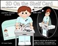 3D on the Shelf Card Kit - Little Dog Groomer Evan