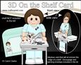 3D on the Shelf Card Kit - Little Dog Groomer Trish