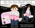 3D on the Shelf Card Kit - Hearts Love & Romance Little Boy