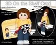 3D on the Shelf Card Kit - Crossword Lady Peg