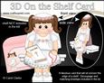 3D on the Shelf Card Kit - 1st Holy Communion Girl Adele