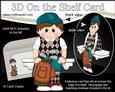 3D on the Shelf Card Kit - Little Golf Boy Johan