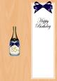 Large Dl 85th Birthday Champers in a Box Insert