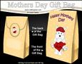 3D Westie Dog's Heart for Mum Mothers Day Gift Bag Mini Kit