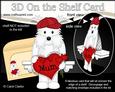 3D on the Shelf Card Kit - Westie Dog's Heart for Mum