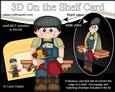 3D on the Shelf Card Kit - Gardening Man Leo