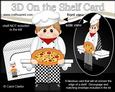 3D on the Shelf Card Kit - Little Pizza Chef Aldo