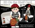 3D on the Shelf Card Kit - Little Golf Man Robyn
