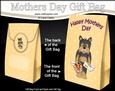 3D Westie Dog's Flowers for Mum Mothers Day Gift Bag