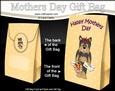 3D Westie Dog's Flowers for Mum Mothers Day Gift Bag
