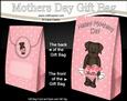 3D Labrador Dog's Heart for Mum Mothers Day Gift Bag