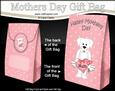 3D Labrador Dog's Heart for Mum Mothers Day Gift Bag