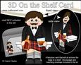 3D on the Shelf Card Kit - Little Scottish Whisky Man Henson