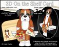 3D on the Shelf Card Kit - Boxer Dog's Flowers for Mum