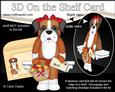 3D on the Shelf Card Kit - Boxer Dog's Flowers for Mum