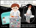 3D on the Shelf Card Kit - Little Boy Scientist Erik