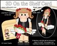 3D on the Shelf Card Kit - Scottish Girl's Flowers for Mum