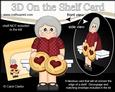 3D on the Shelf Card Kit - Jammy Dodger Old Lady Elly