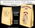 3D Livvy Bear's Flowers for Mum Mothers Day Gift Bag