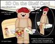 3D on the Shelf Card Kit - Austin Bear's Flowers for Mum