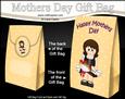 3D Scottish Lady's Flowers for Mum Mothers Day Gift Bag