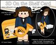 3D on the Shelf Card Kit - French Horn Player Girl Debi