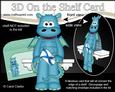 3D on the Shelf Card Kit - Little Scottish Dragon Crannog