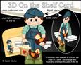 3D on the Shelf Card Kit - Little Chicken Farmer Kelvin