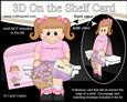 3D on the Shelf Card Kit - Flowers for Mom Little Girl Dara