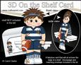 3D on the Shelf Card Kit - Little Rugby Boy Regie