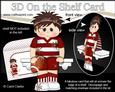 3D on the Shelf Card Kit - Little Rugby Boy Jonas